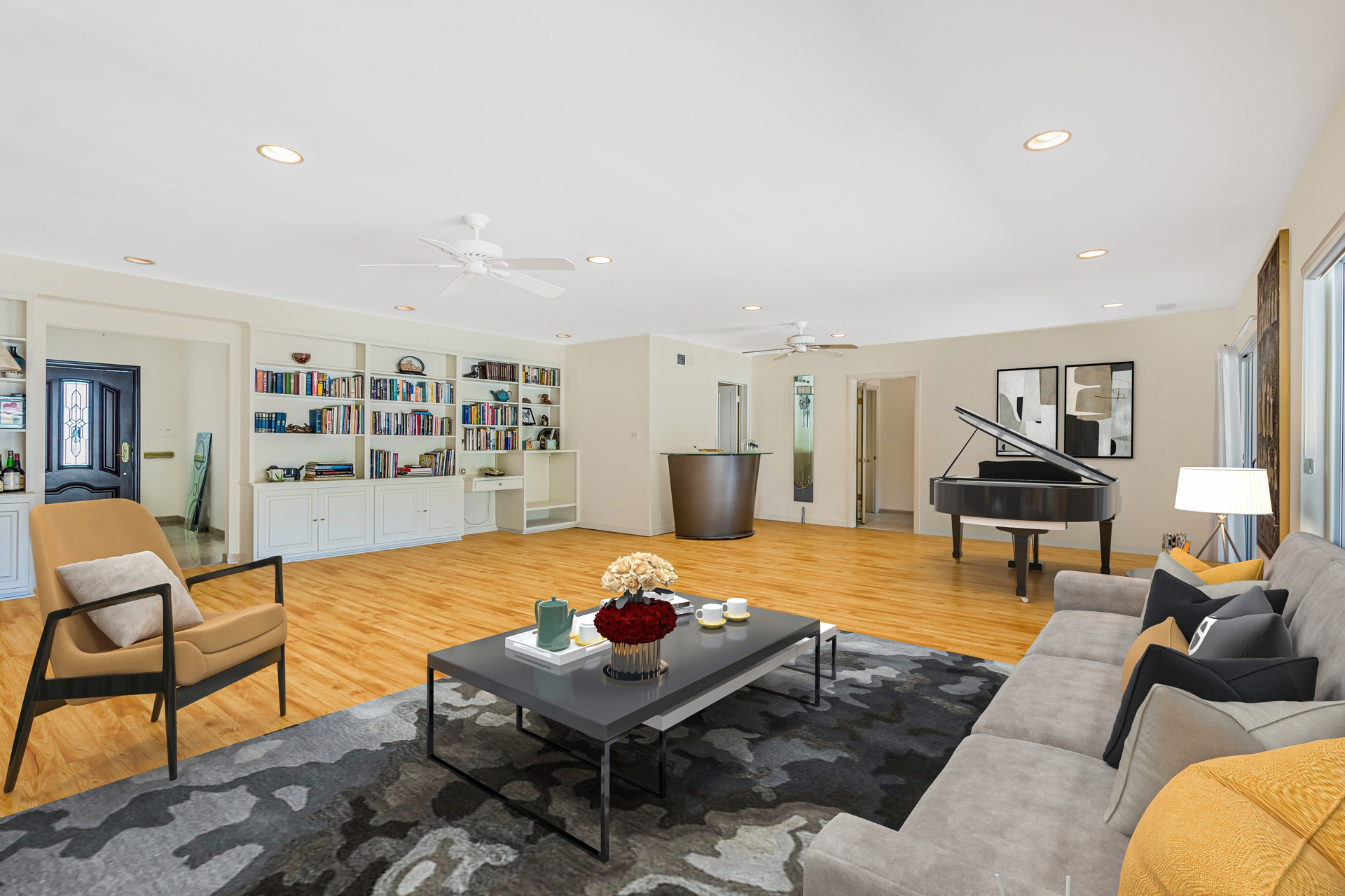 3-great room- virtual staging