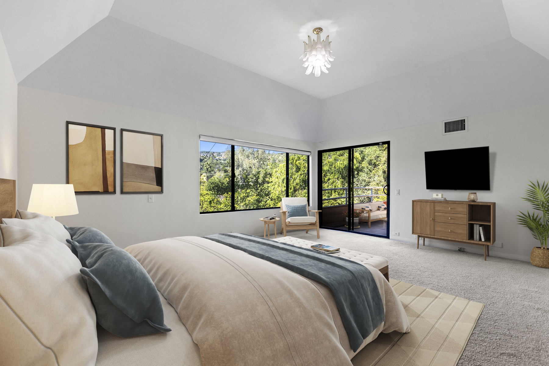 12- primary bedroom - virtually staged